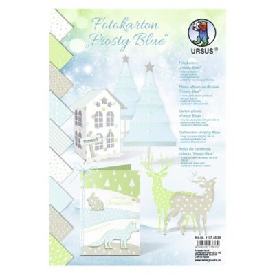 Fotokarton "Frosty Blue" Set DIN A4