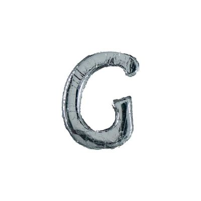 Wachsbuchstabe Echtwachs "G" 8mm silber