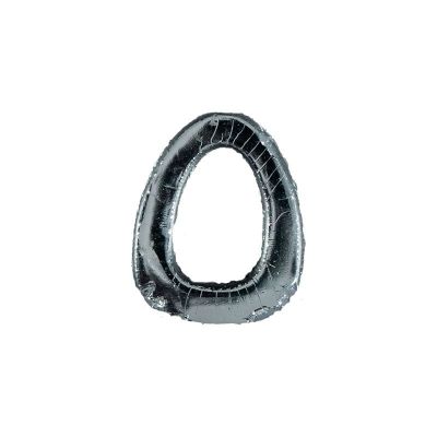 Wachsbuchstabe Echtwachs "O" 8mm silber