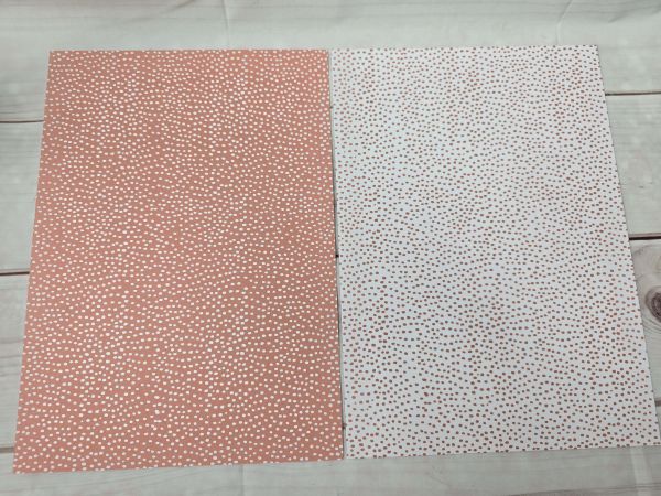 Designpapier Matt-Line -KÖRNCHEN- Apricot-Orange DIN A4