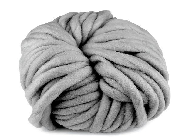 Extra dickes Strickgarn 250 g - GRAU