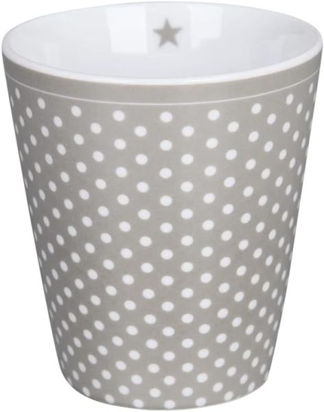 Krasilnikoff - Happy Mug Taupe- dots