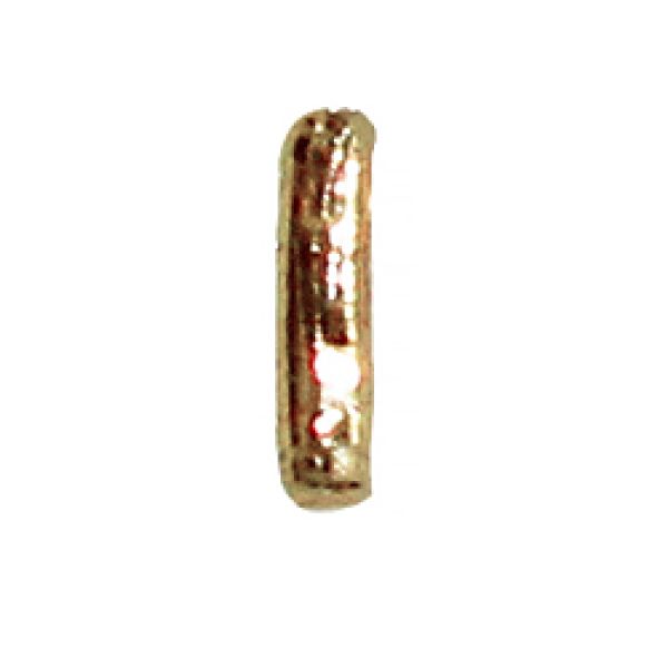 Wachsbuchstabe Echtwachs "l" 8mm gold