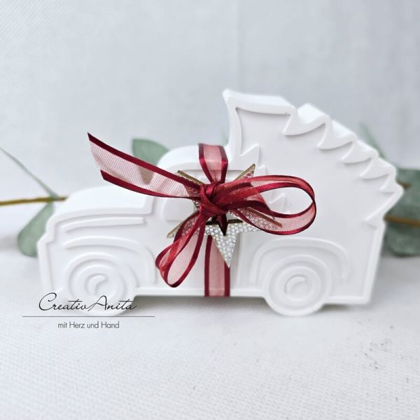 Auto mit Baum - Weihnachtsauto - Dekoration