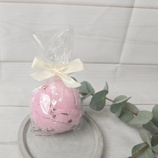 Badekugeln Rose mit Rosenblätter - XXL