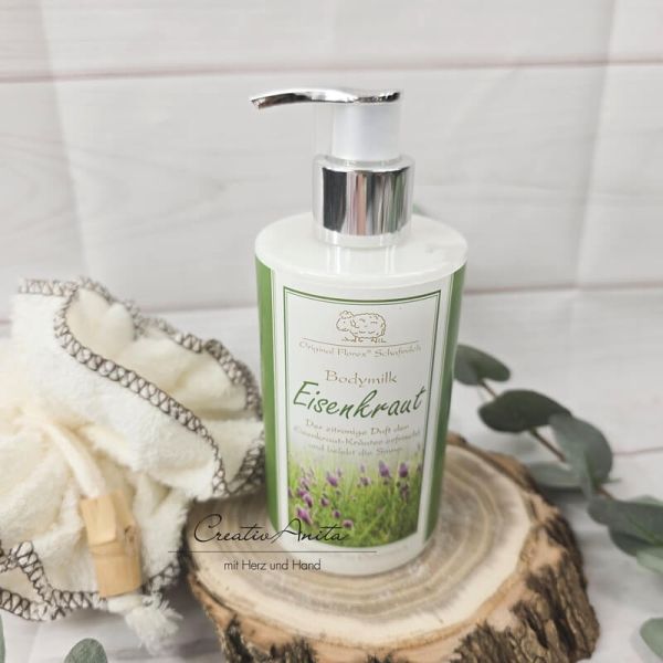 Bodymilk mit Schafmilch Eisenkraut im praktischem Spender, 250 ml