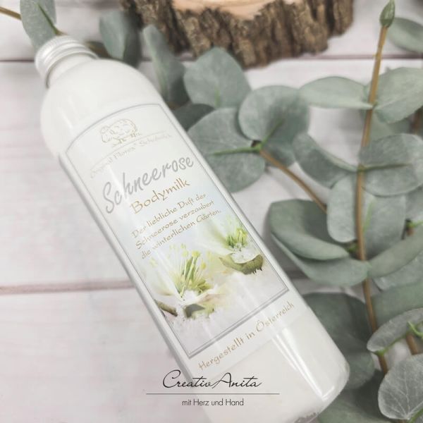 Bodymilk mit biologischer Schafmilch SCHNEEROSE, 250 ml