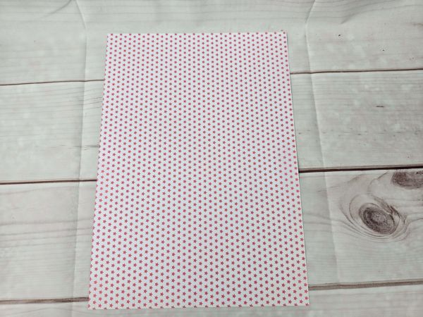 Fotokarton Sterne -ROSA- DIN A4