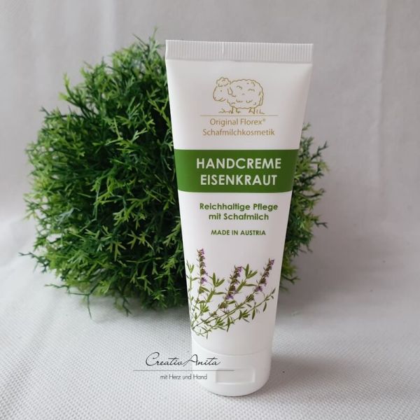 Handcreme EISENKRAUT mit reichhaltiger Schafmilch - Lanolin - Tube 70 ml