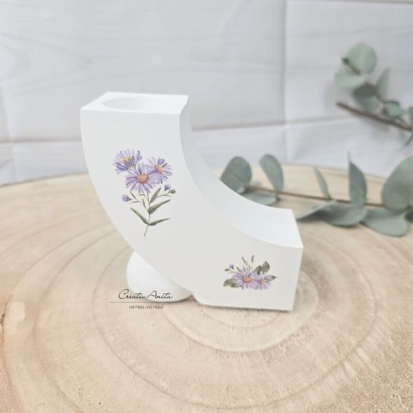 Kerzenhalter für Stabkerzen -farbig-