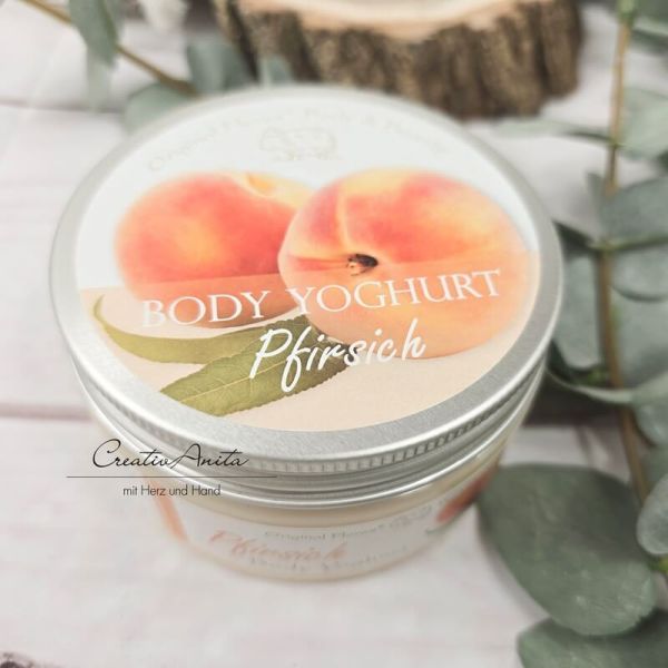 Body Yoghurt mit biologischer Schafmilch PFIRSICH, 125 ml