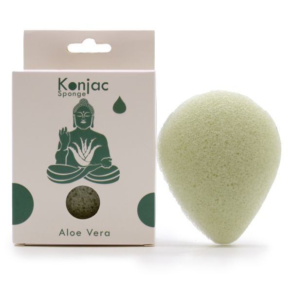 Konjac-Schwamm -Aloe Vera-