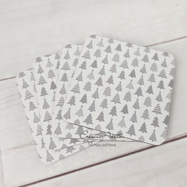 Krasilnikoff - Untersetzer "Christbäume"