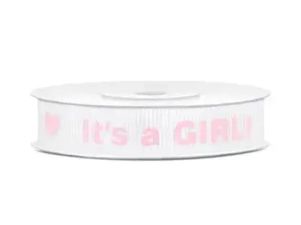 Geschenkband -It´s a girl- 10m