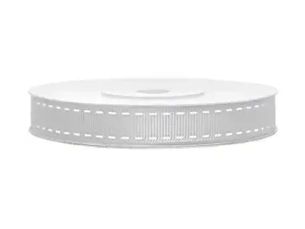 Geschenkband -Silver Stitch- 25m
