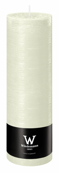 Rustikkerze durchgefärbt inkl. ASF - ELFENBEIN 190x68 mm