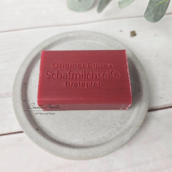 Schafmilchseife Bratapfel - Florex, eckig 100g