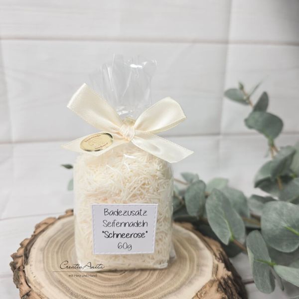 Seifennadeln aus Schafmilchseife Schneerose, 60g