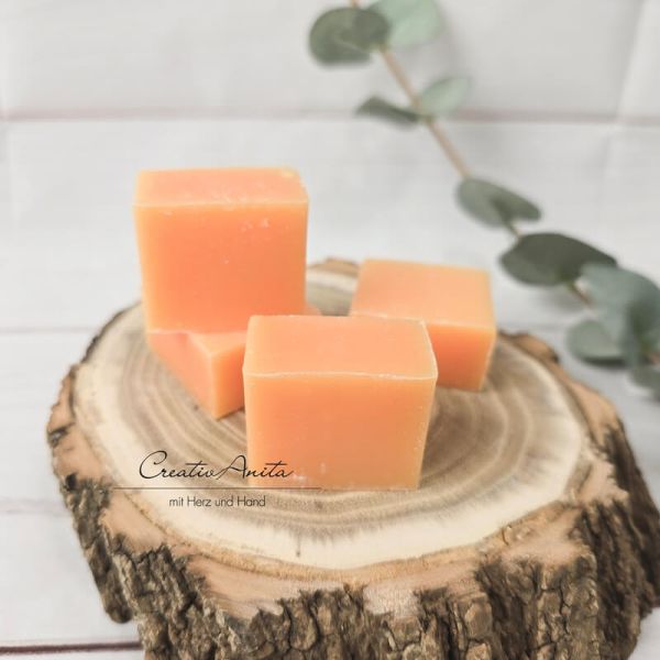 4 St. Seifenwürfel -Orange- á 20g