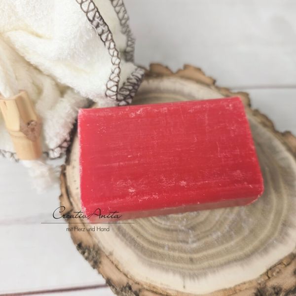 Schafmilchseife Granatapfel - Florex, eckig 100g