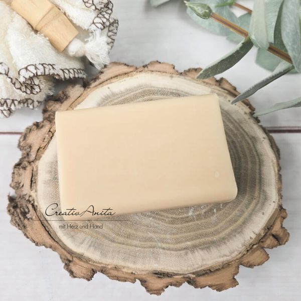 Schafmilchseife Sheabutter palmölfrei - Florex, eckig 100g