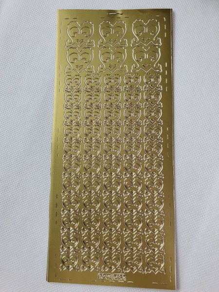 Sticker Ziersticker Konturensticker ORNAMENTE GOLD