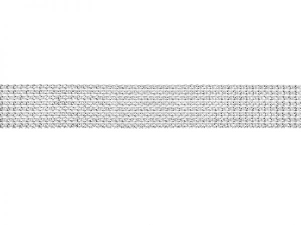 Straßband - silber 4x9m Straßband - silber 4x9m