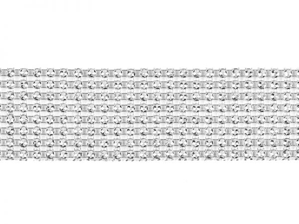 Straßband - silber 4x9m Straßband - silber 4x9m