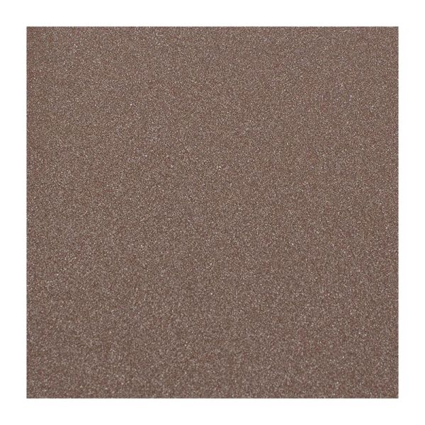 Verzierwachsplatte metallic -braun-
