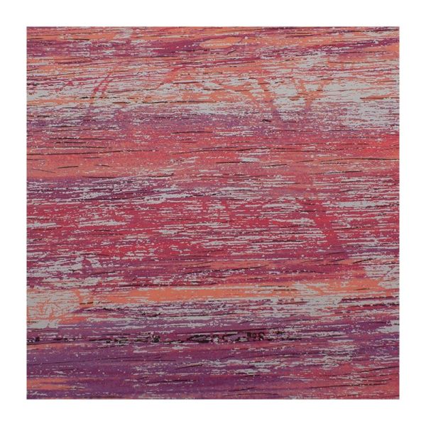 Verzierwachsplatte Multicolor -lila-rosa-silber gemustert