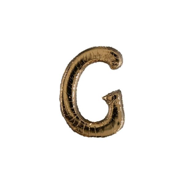 Wachsbuchstabe Echtwachs "G" 8mm gold