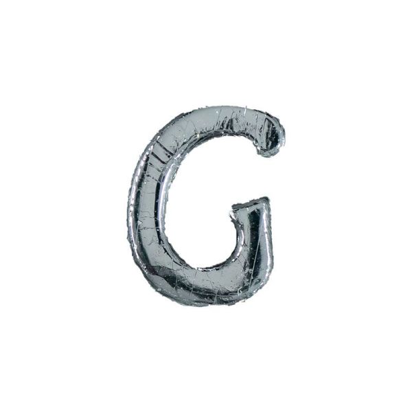 Wachsbuchstabe Echtwachs "G" 8mm silber