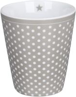 Krasilnikoff - Happy Mug Taupe- dots