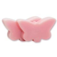 2 Stück Schafmilchseifen-Schmetterlinge PFINGSTROSE - Frühling - Ostern