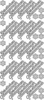 Konturensticker -Herzlichen Glückwunsch- gold