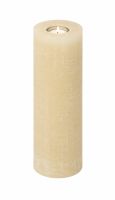 Rustikkerze CREME mit/ohne Teelichteinsatz 250x80 mm