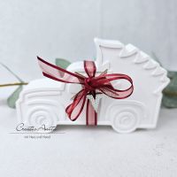 Auto mit Baum - Weihnachtsauto - Dekoration