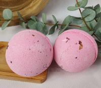 Badekugeln Rose mit Rosenblätter - XXL