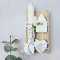 Hochzeitsgeschenk - Geschenkset mit Beton-Haus