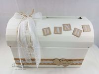 Briefbox - Geschenktruhe Jute - Vintage - DANKE