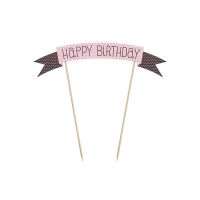 Cake Topper zum Geburtstag -Happy Birthday-