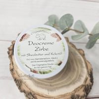 Deocreme -ZIRBE- mit Sheabutter und Kokosöl, 40 g