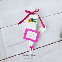 Einladung Einschulung - Schultüte - Pink