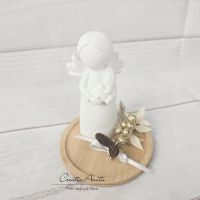 Handgemachte Engelsfigur -Stern-