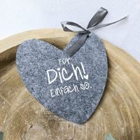 Geschenkanhänger Herz -Für Dich! Einfach so-