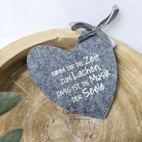 Geschenkanhänger Herz -Nimm Dir die Zeit...-