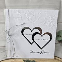 Gästebuch Hearts Silber