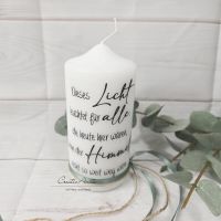 Gedenkkerze - Trauerkerze - Erinnerungskerze - Hochzeit Midi -Dieses Licht-