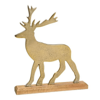 Großer Deko-Hirsch Gold