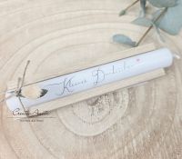 Geschenkkerzen - Stabkerze mit Spruch -Kleines Dankeschön-